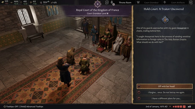 Crusader Kings 3 Royal Court console gameplay 1