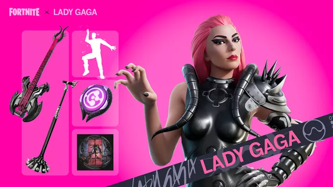 Lady Gaga Chromatica Armour skin in Fortnite