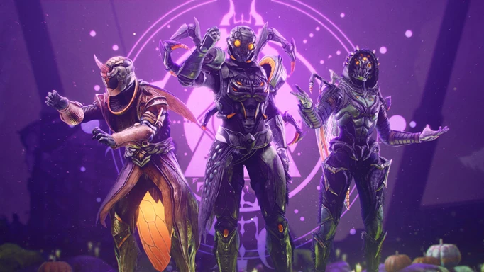 The three new insect-inspired armour sets added during Festival of the Lost