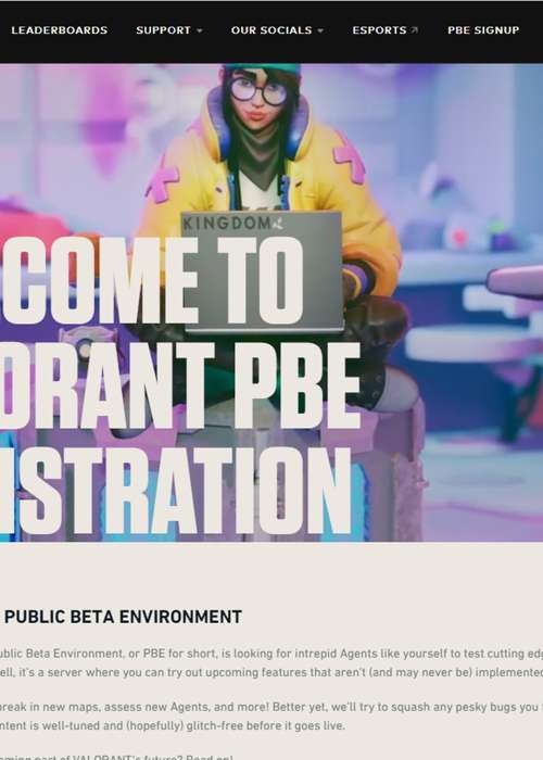 VALORANT PBE Explained: How To Register
