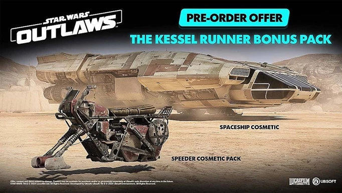 Star Wars Outlaws pre-order bonus