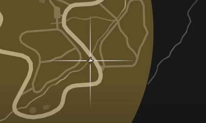 a map of the GTA Online Treasure Hunt location 5