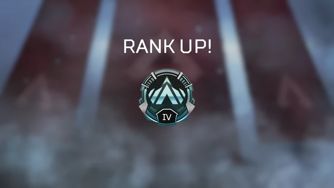 an image of a rank up in Apex Legends