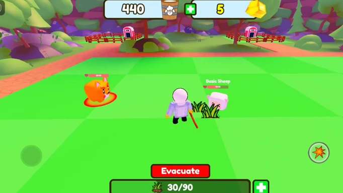 Roblox, Sheep Simulator gameplay