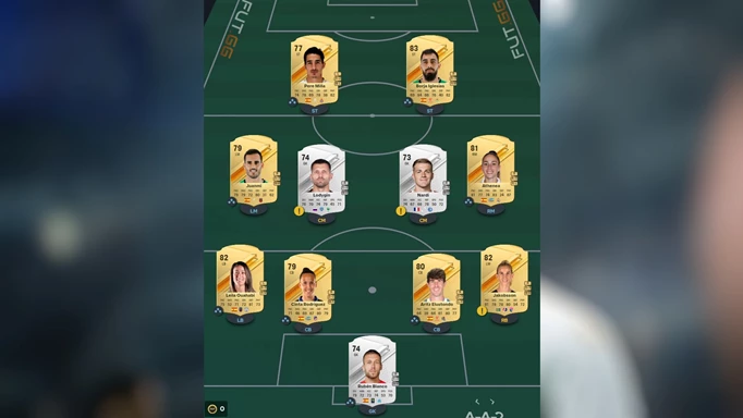 Image of the cheapest SBC solution for The Whole Nine Yards in EA FC 24