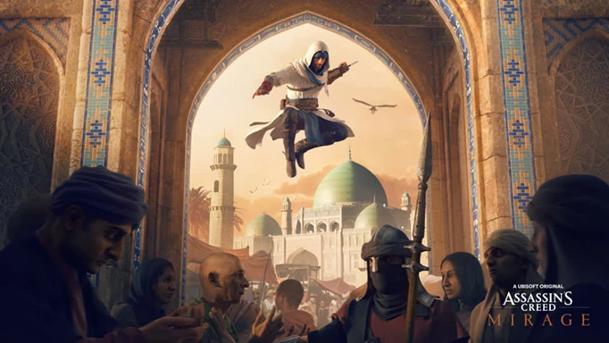 Key art for Assassin's Creed Mirage.