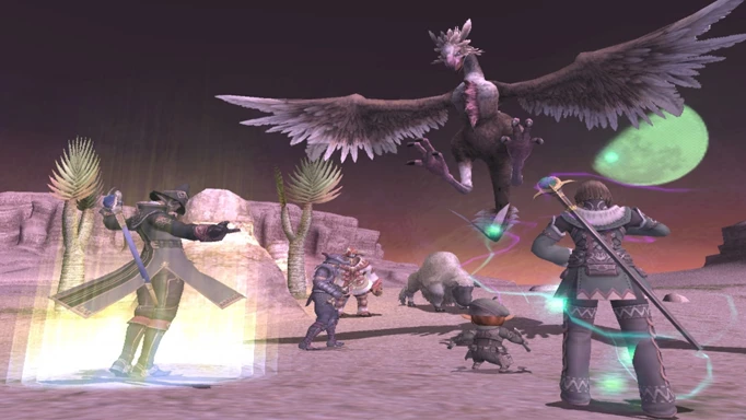 Image of combat in Final Fantasy 16