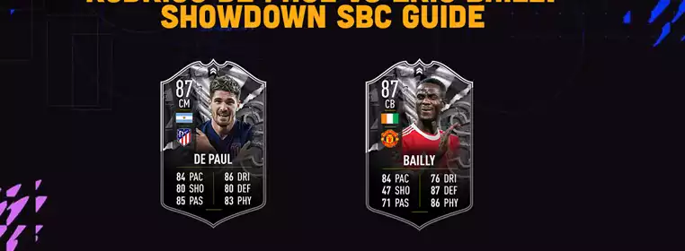 FIFA 22 Bailly / De Paul Showdown SBC: Cheapest Solutions, Rewards, Stats
