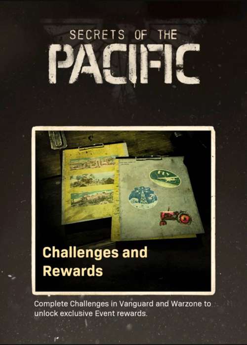 All Warzone Secrets of the Pacific challenge locations