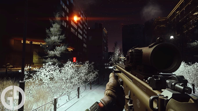 Image of Ground Zero with the SCAR-L equipped in Escape from Tarkov