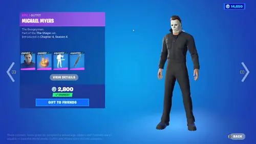 Fortnite Michael Myers bundle