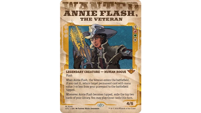 0051 Annie Flash The Veteran Wantedposter