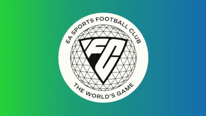 Alternate EA Sports FC logo that says the world's game at the bottom.