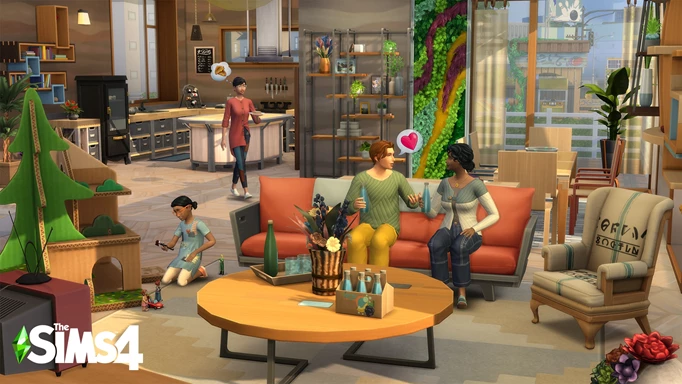 Sims 4 Eco Living promotional image