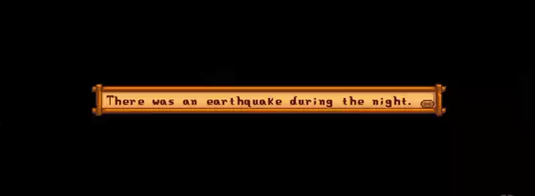 Here's what the Stardew Valley Earthquake Event is all about