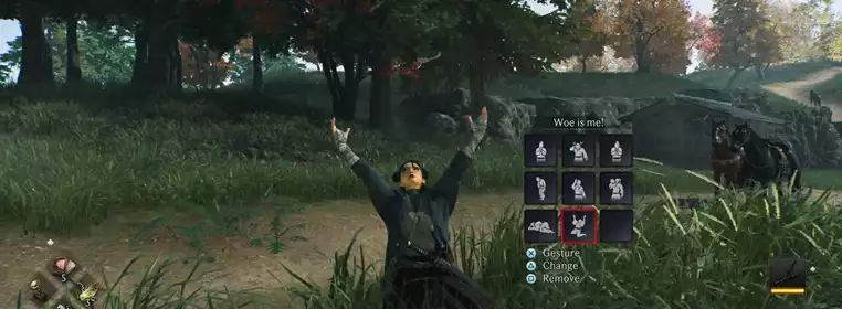 How to gesture in Rise of the Ronin