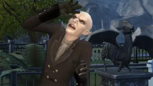 Vlad in the sunlight in The Sims 4