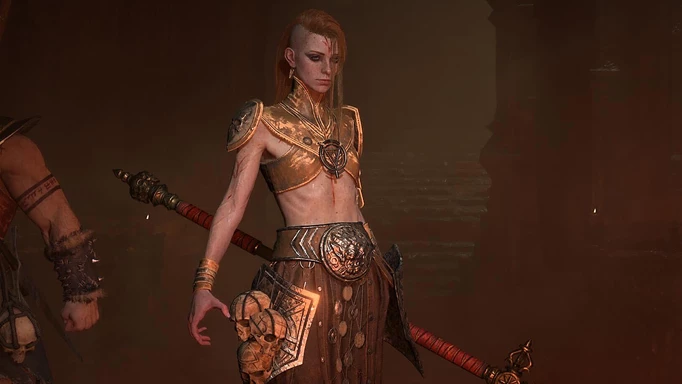 A Necromancer in Diablo 4 , one of the best PvE classes