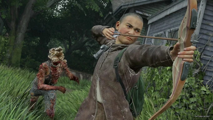 A character with a bow in The Last of Us No Return
