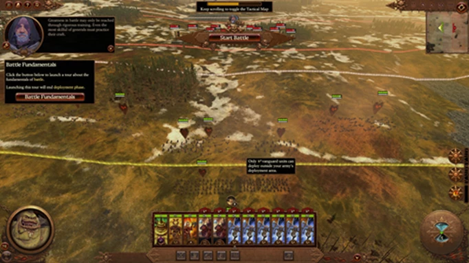 How to use the tactical map in Total War: Warhammer 3