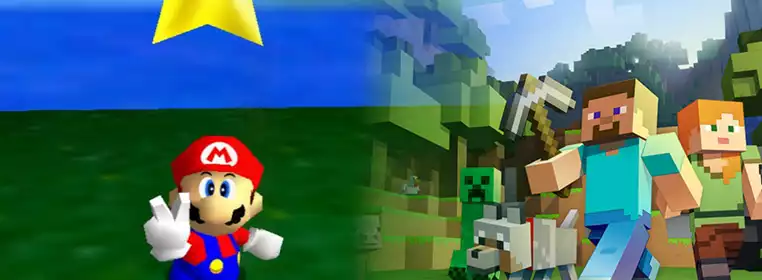 Super Mario 64 Modder Recreates Minecraft In-Game
