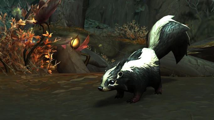 Pewlin in World of Warcraft- a new pet that looks like a Skunk