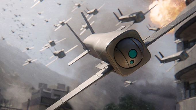 The Swarm killstreak as it appears in Modern Warfare 3.