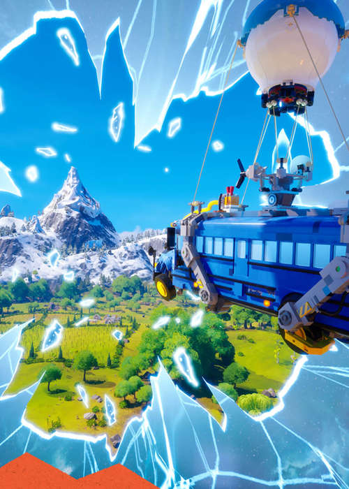 How to fast travel in LEGO Fortnite using the Battle Bus