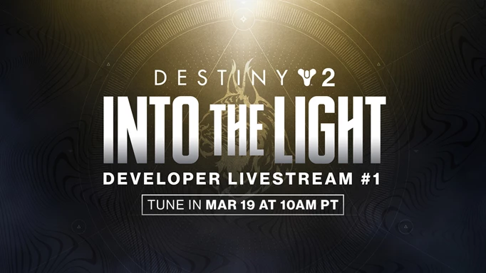 The livestream announcement for Into the Light.