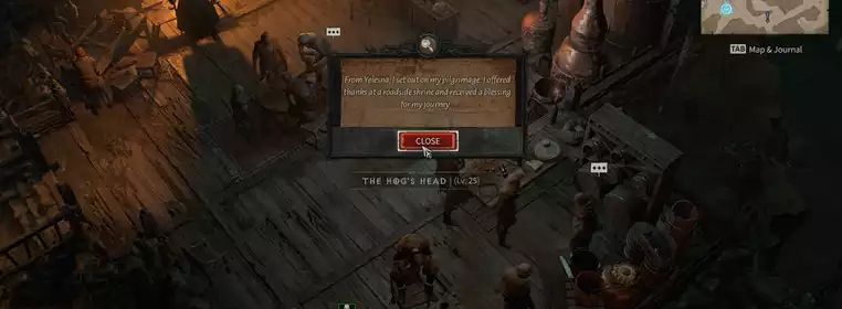 How to complete the Traveler's Prayer quest in Diablo 4