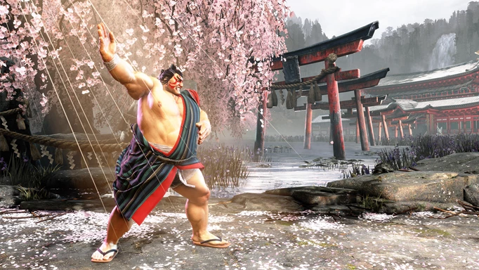 Image shows E. Honda taunting in Street Fighter 6