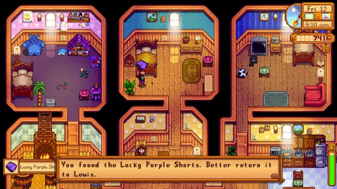 The location of the Mayor's shorts in Stardew