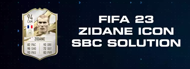FIFA 23 Zidane Icon SBC Solution