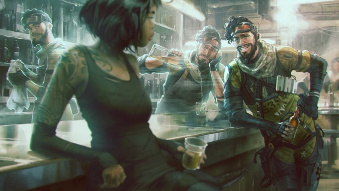 Image of Mirage in bar in Apex Legends