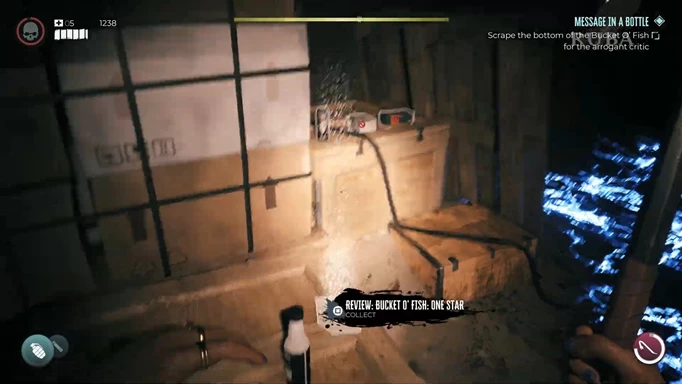 an image of the first journal location in Message in a Bottle in Dead Island 2