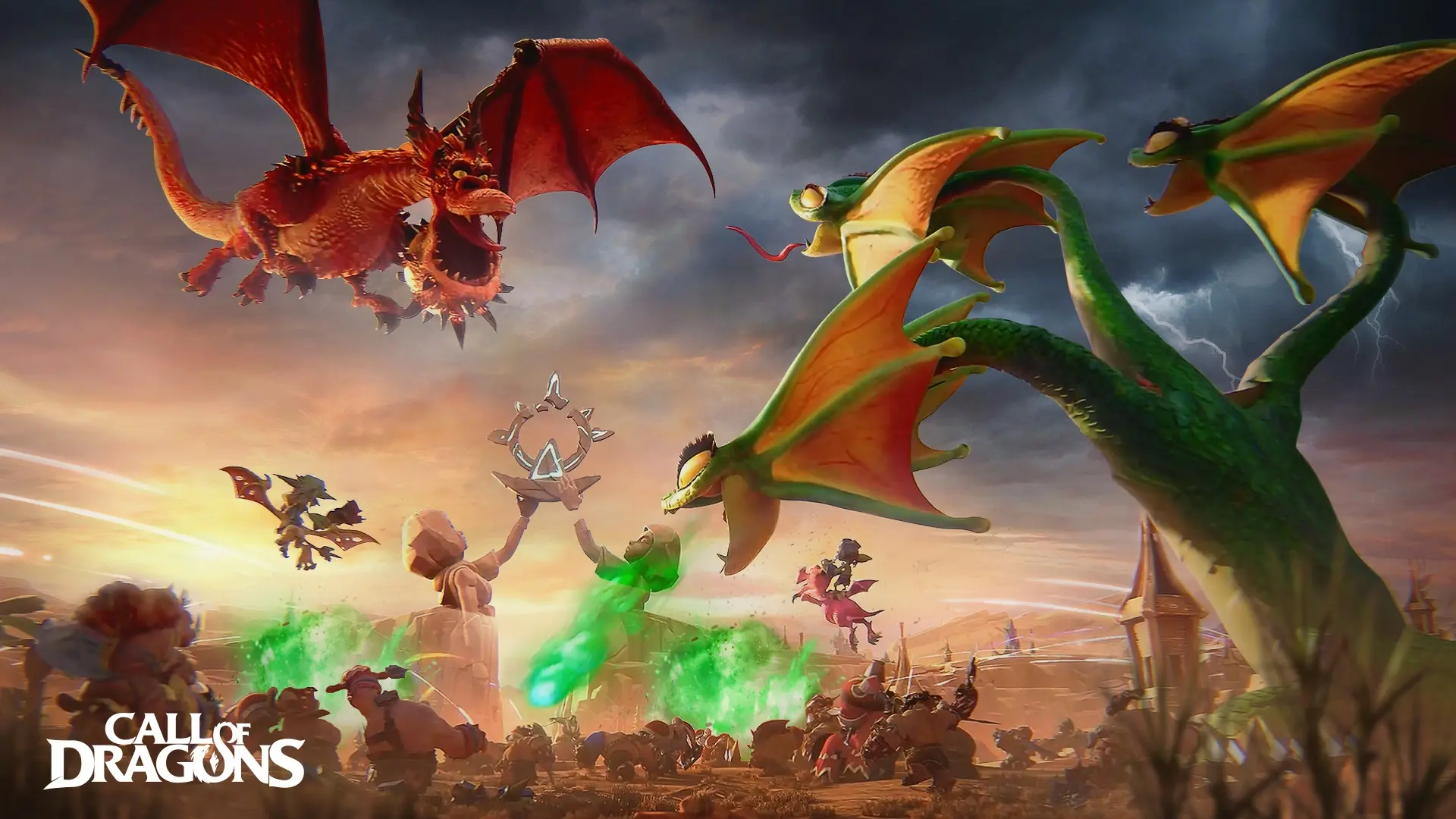 Key art for Call of Dragons