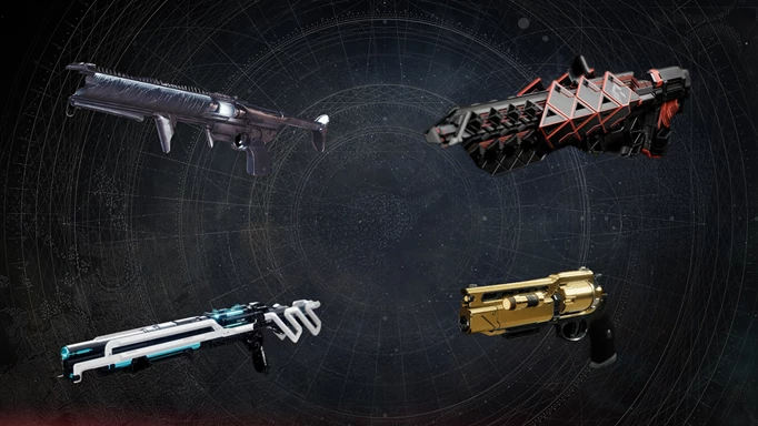 Witherhoard, Outbreak Perfected, Heritage, and Fatebringer weapons, some of the best for PvE in Destiny 2