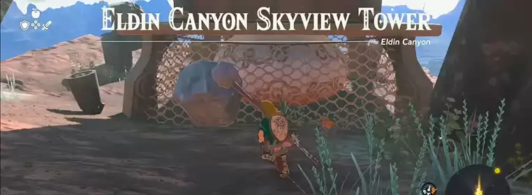 Zelda: Tears of the Kingdom Eldin Canyon Skyview Tower: Where to find & how to activate