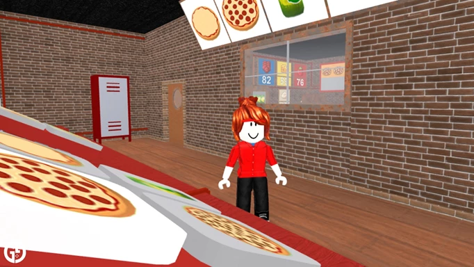 A character in Work at a Pizza Place