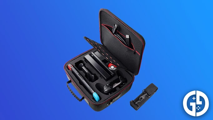 The COOWPS Switch Case, the best Nintendo Switch case for travel with your docked console