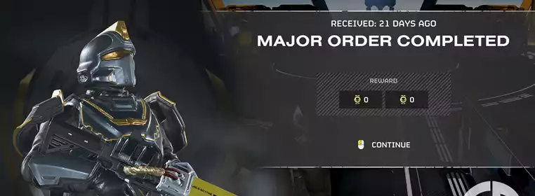 Helldivers 2 players aren't getting their Medals from Major Orders, here's why