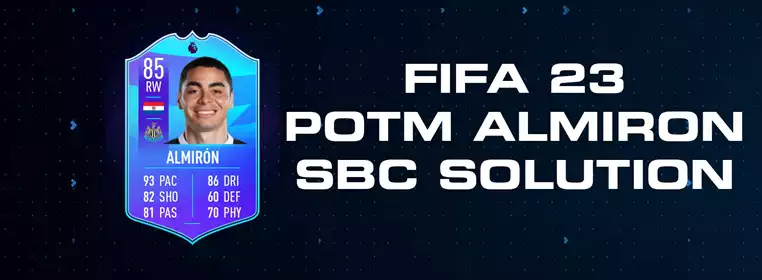 FIFA 23 POTM Almiron SBC Solution