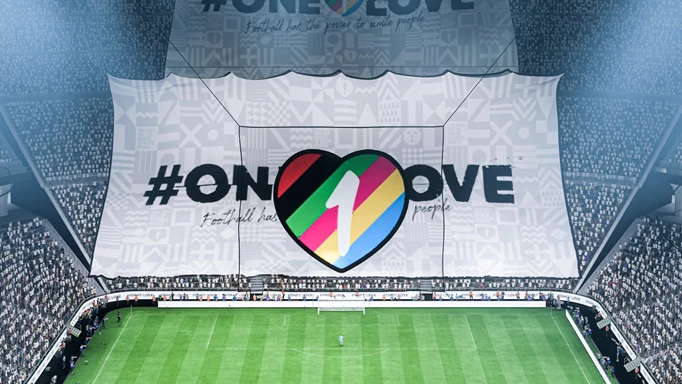 FIFA 23 #OneLove tifo