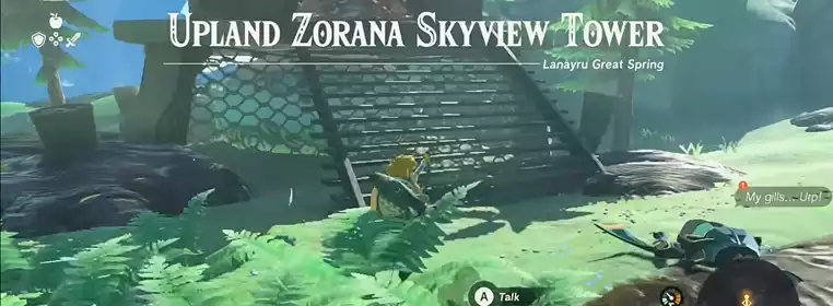 Zelda: Tears of the Kingdom Upland Zorana Skyview Tower - Where to find & how to activate
