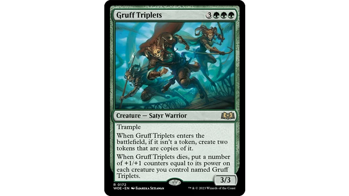 Gruff Triplets Magic the Gathering Wilds of Eldraine