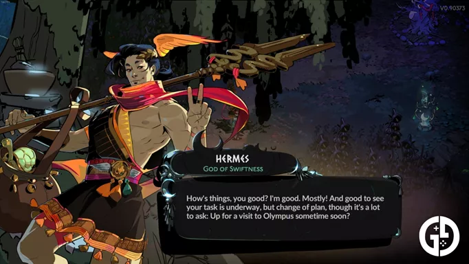 Hermes from Hades 2.