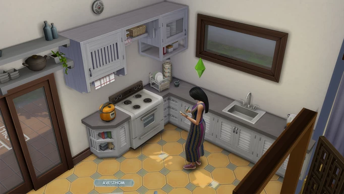 A Property Owner performing an inspection in The Sims 4 For Rent