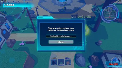 an image of the Anime Switch code screen