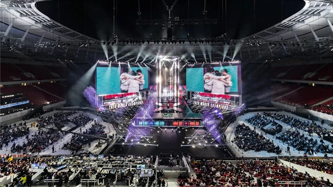 Image of the League of Legends Worlds tournament