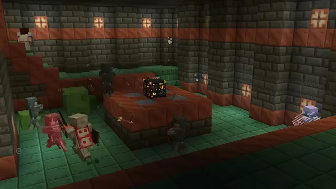 A Trial Spawner inside the Trial Chambers